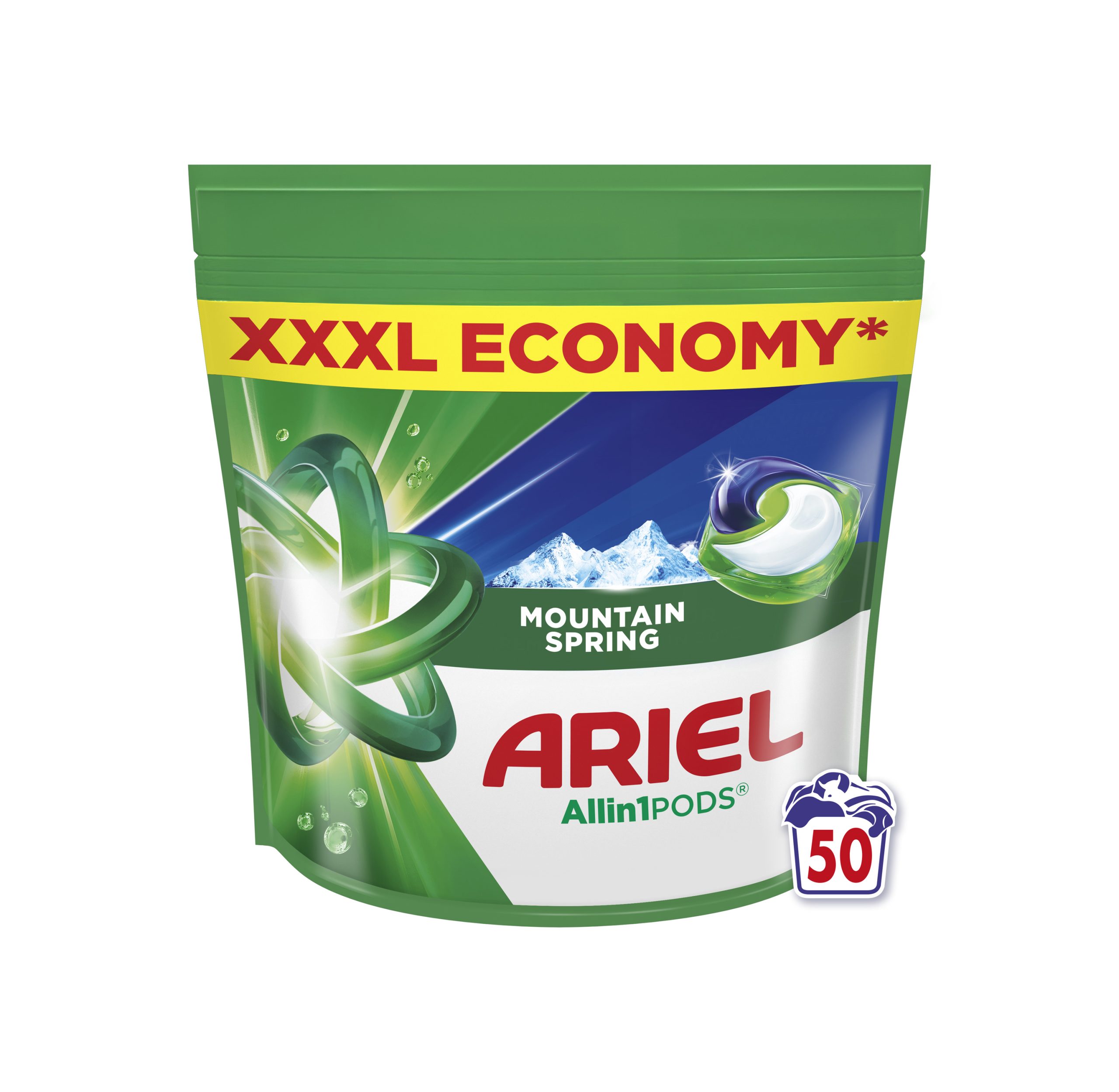 Ariel Mountain Spring Allin1 kapsle na praní 50 ks Ariel