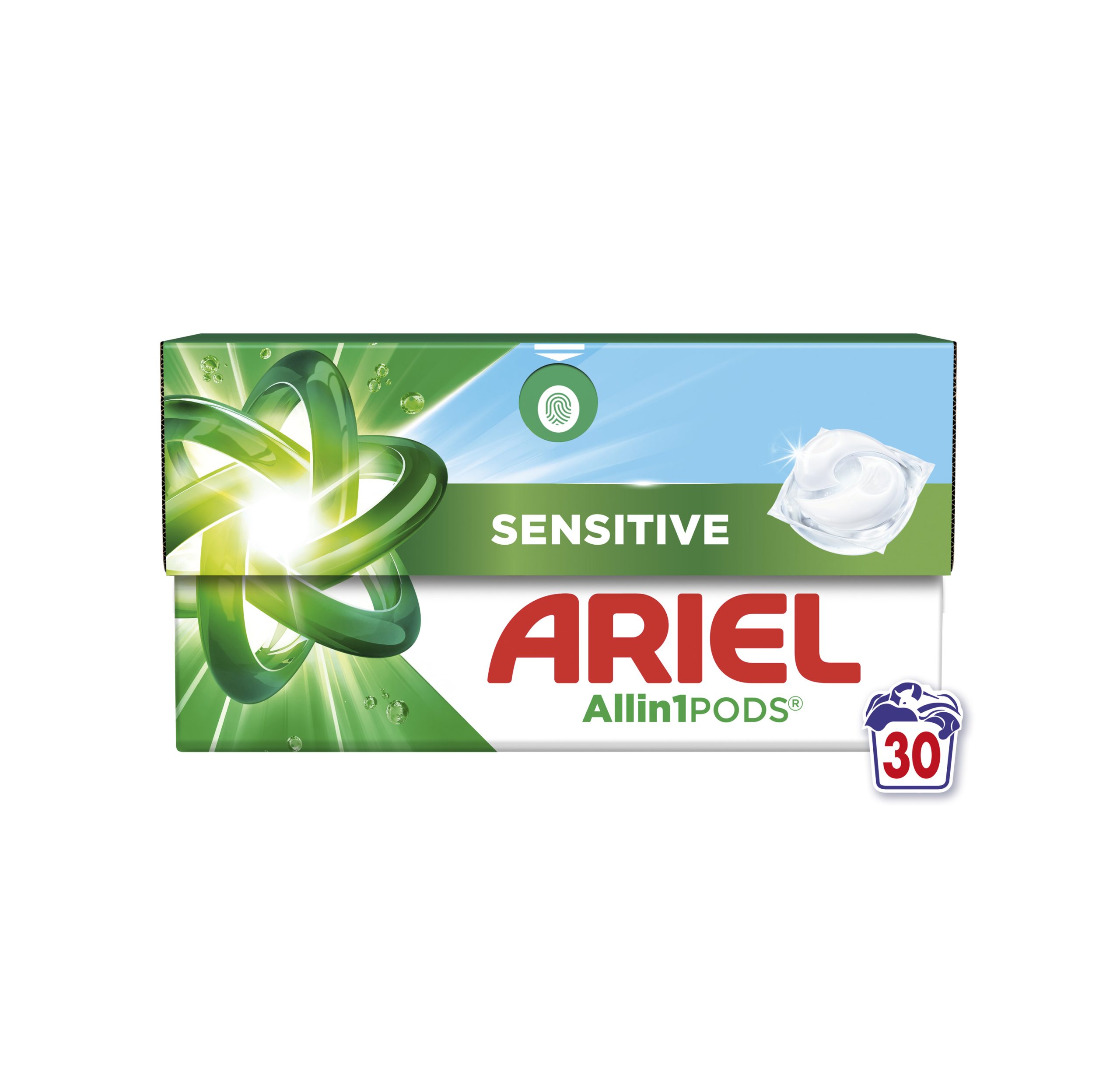 Ariel Sensitive Allin1 kapsle na praní 30 ks Ariel