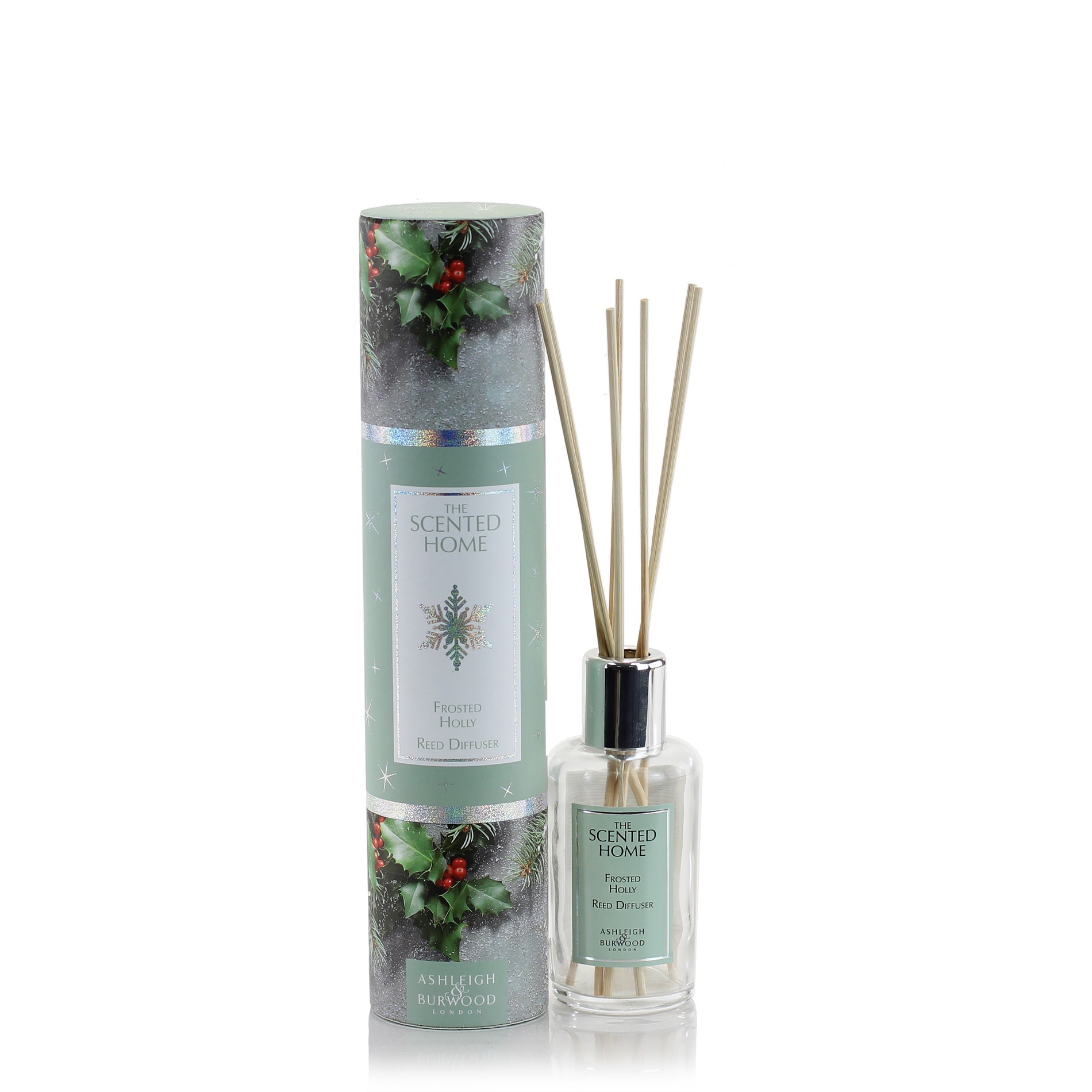 Ashleigh & Burwood London Vánoční difuzér THE SCENTED HOME - FROSTED HOLLY 150 ml Ashleigh & Burwood London