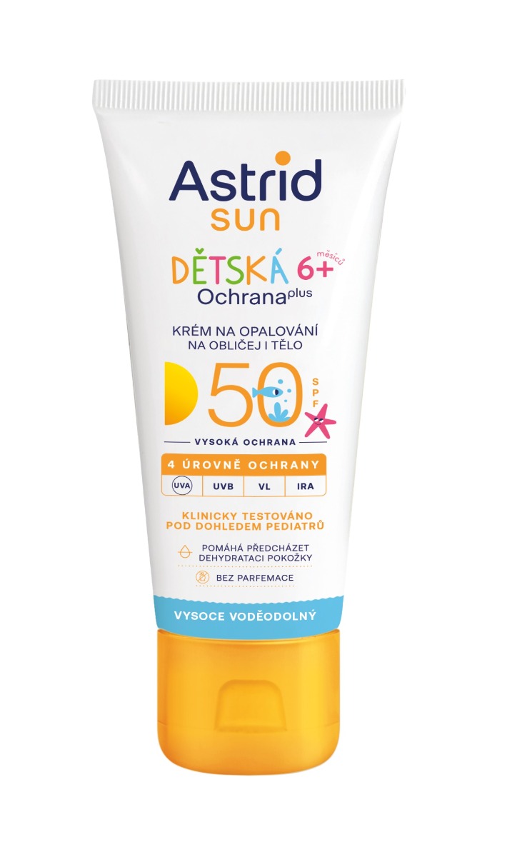 Astrid SUN Dětský krém na opalování SPF50 75 ml Astrid