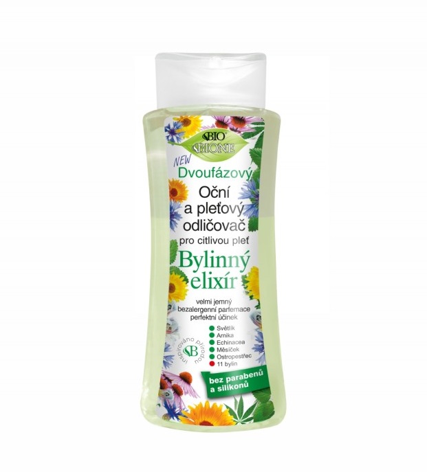 BIO BIONE Bylinný elixír Dvoufázový pleťový odličovač 255 ml BIO BIONE