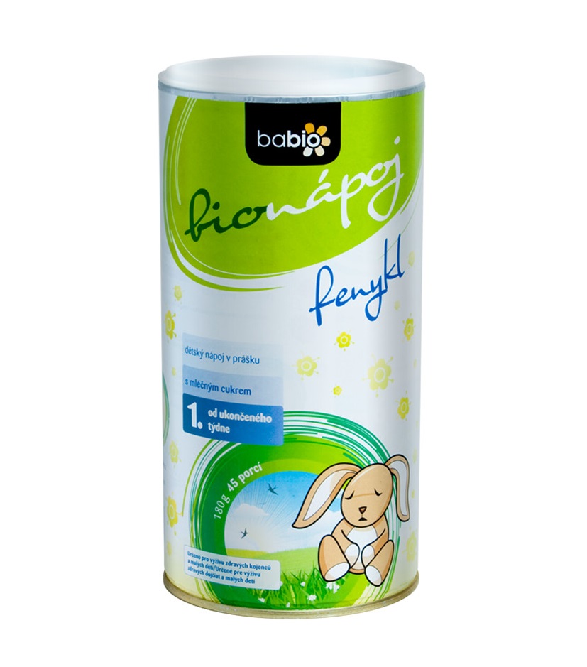 Babio Dětský bionápoj fenykl od ukončeného 1. týdne 180 g Babio
