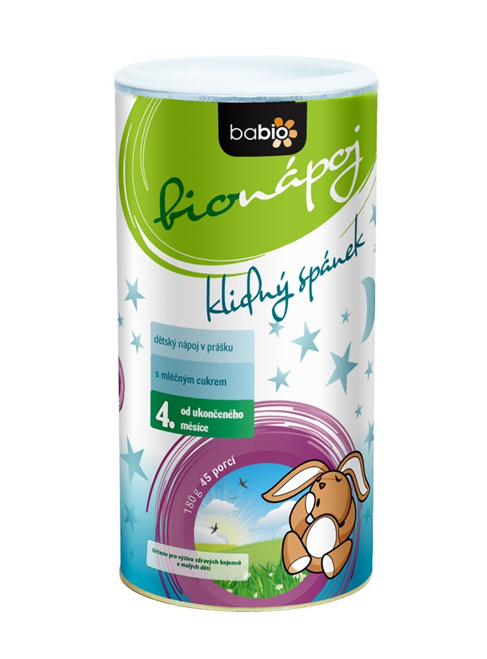 Babio Dětský bionápoj klidný spánek od ukončeného 4. měsíce 180 g Babio