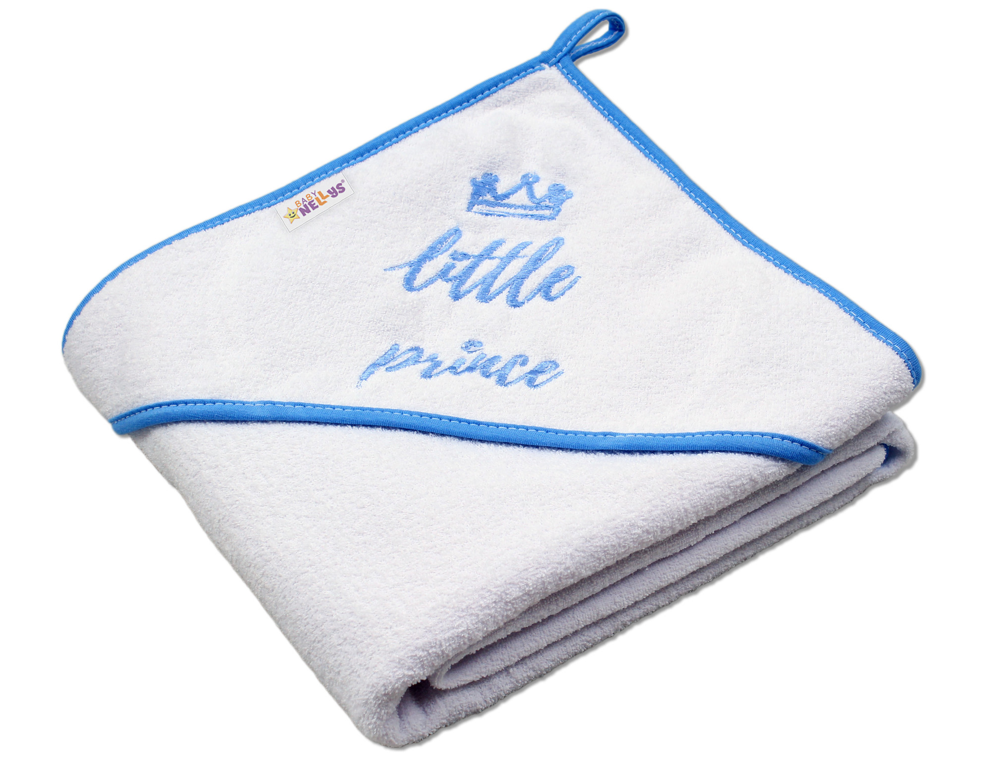 Baby Nellys Dětská termoosuška Little prince s kapucí