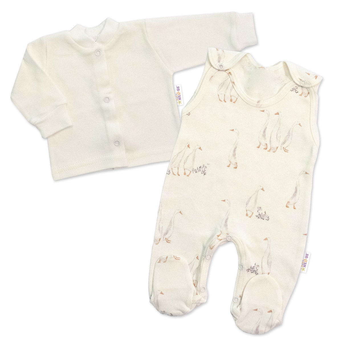 Baby Nellys Kojenecké dupačky s košilkou