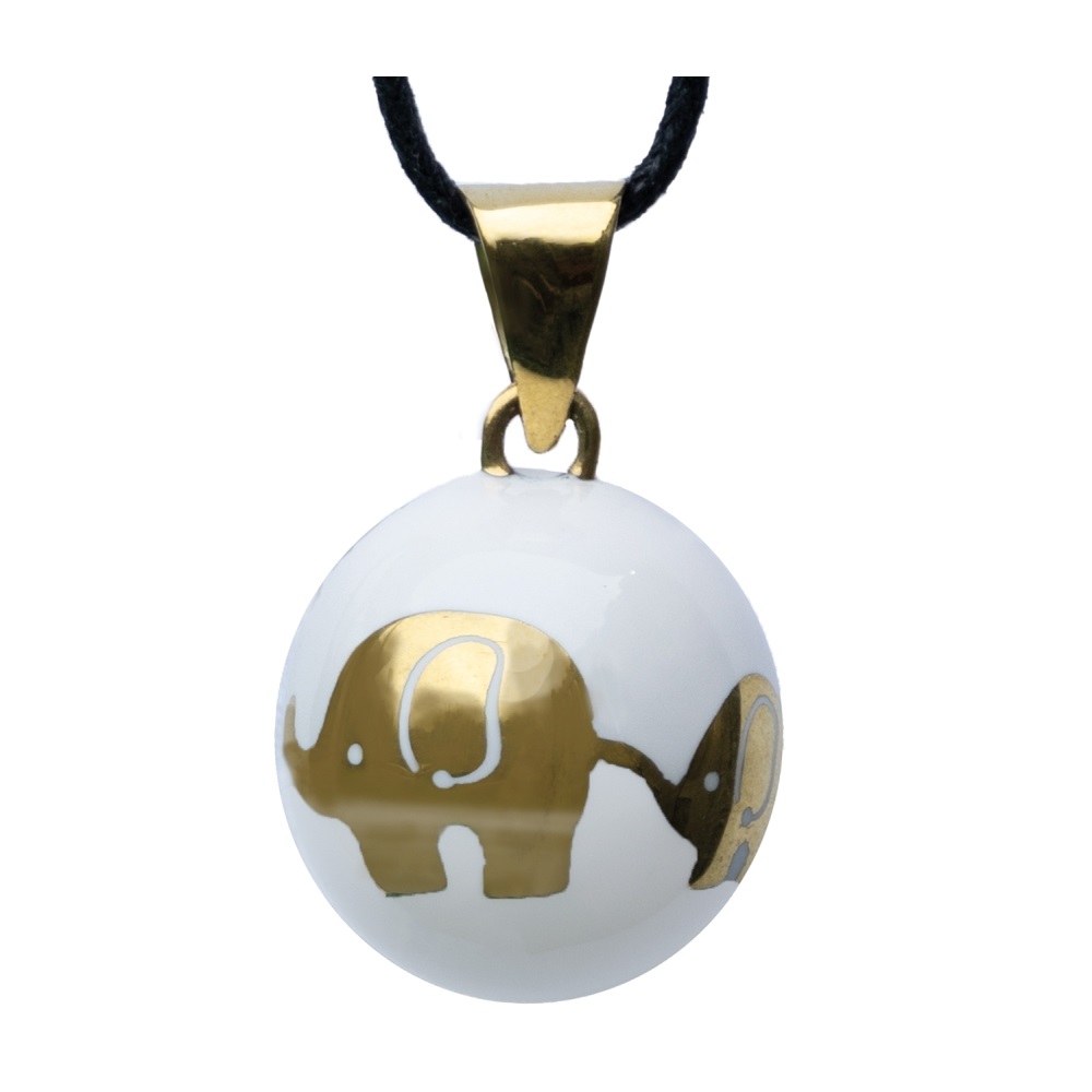 Bola Essentials Těhotenská rolnička 1 ks Golden Elephants Bola