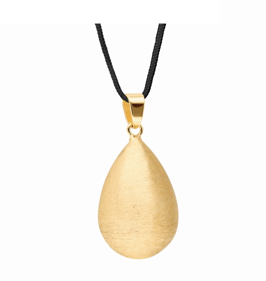Bola Těhotenská rolnička 1 ks Drop Shape Gold Bola