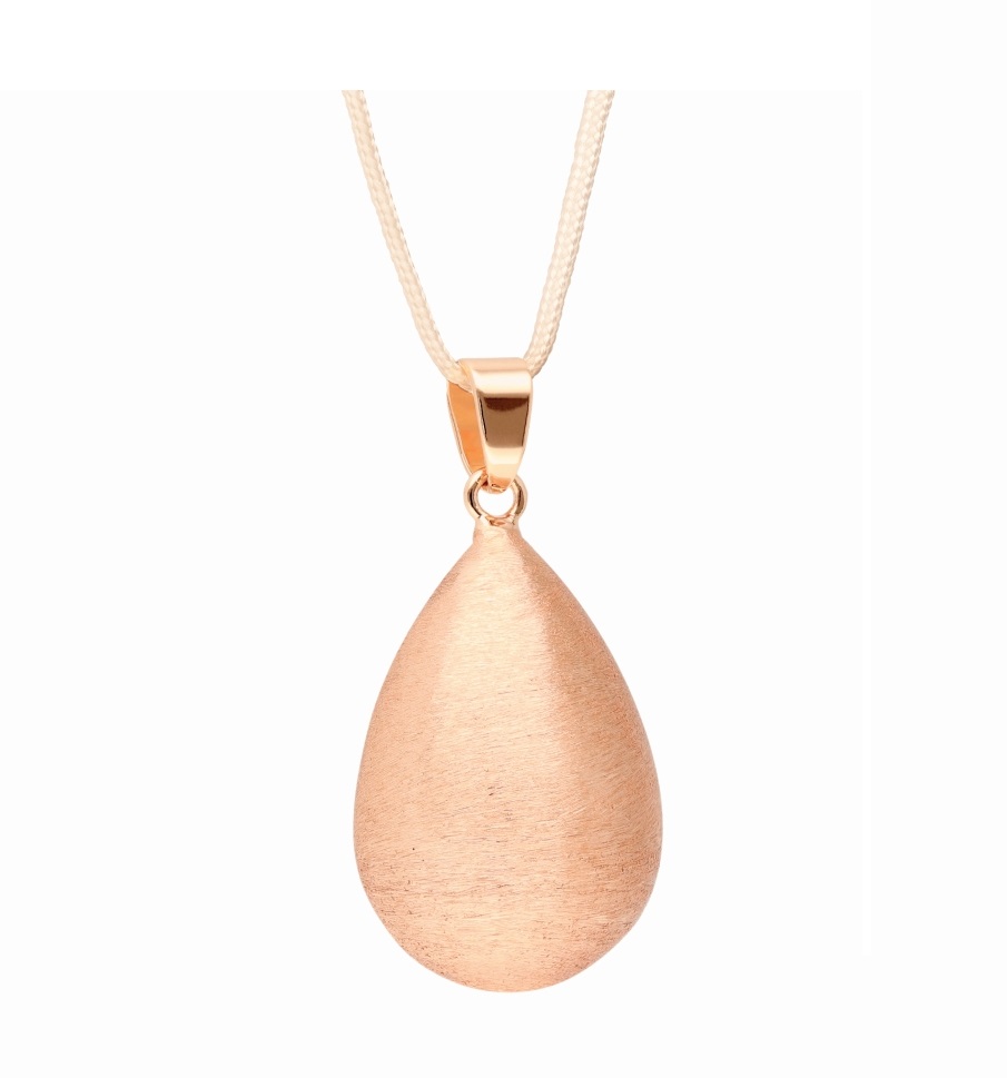 Bola Těhotenská rolnička 1 ks Drop Shape Rose Gold Bola