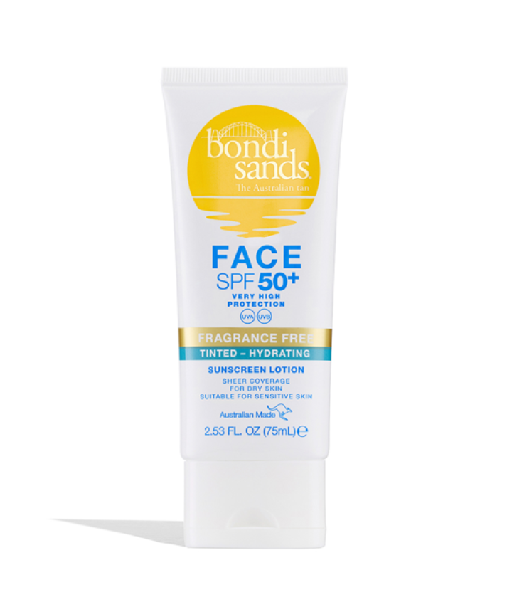 Bondi Sands Fragrance Free SPF50+ tónovací mléko na obličej 75 ml Bondi Sands