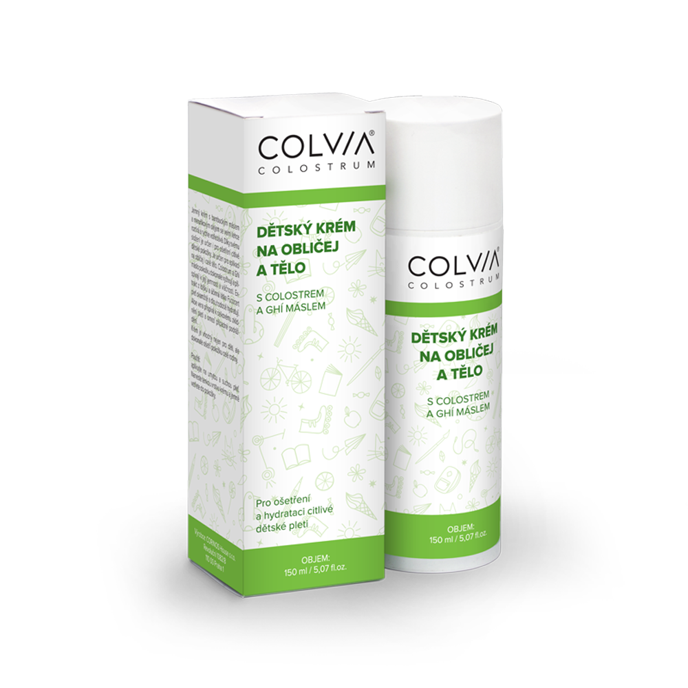 COLVIA Dětský krém na obličej a tělo s colostrem a ghí máslem 150 ml COLVIA