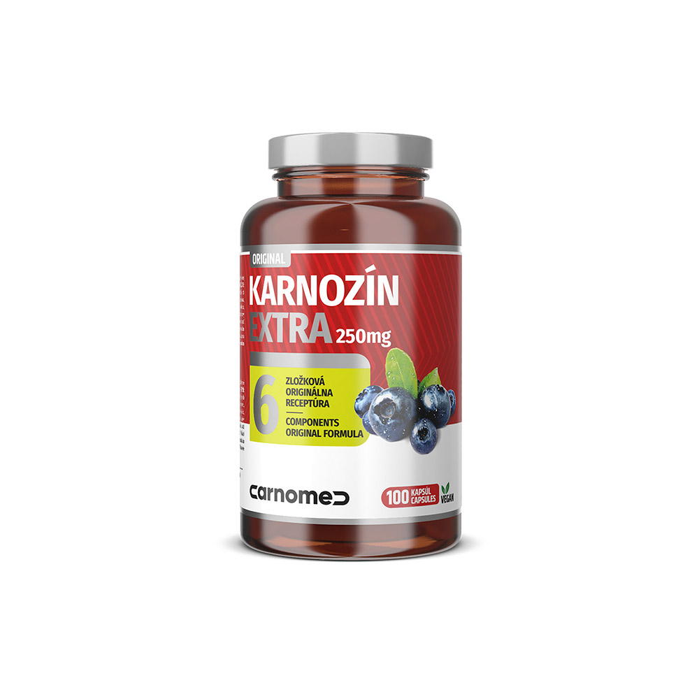 Carnomed Karnozín Extra Pure & Strong 250 mg 100 kapslí Carnomed