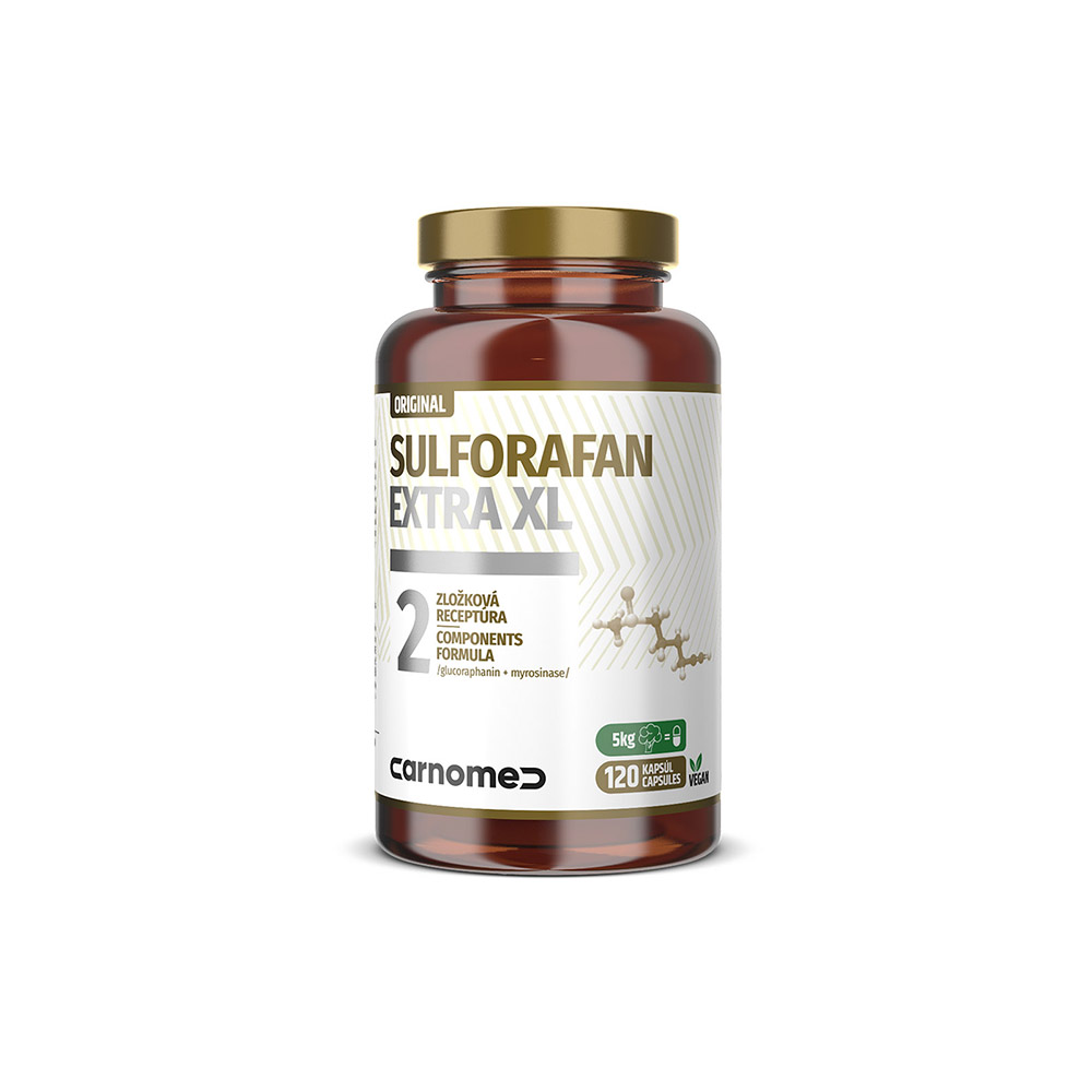 Carnomed Sulforafan EXTRA XL Pure Gold Edition 120 kapslí Carnomed