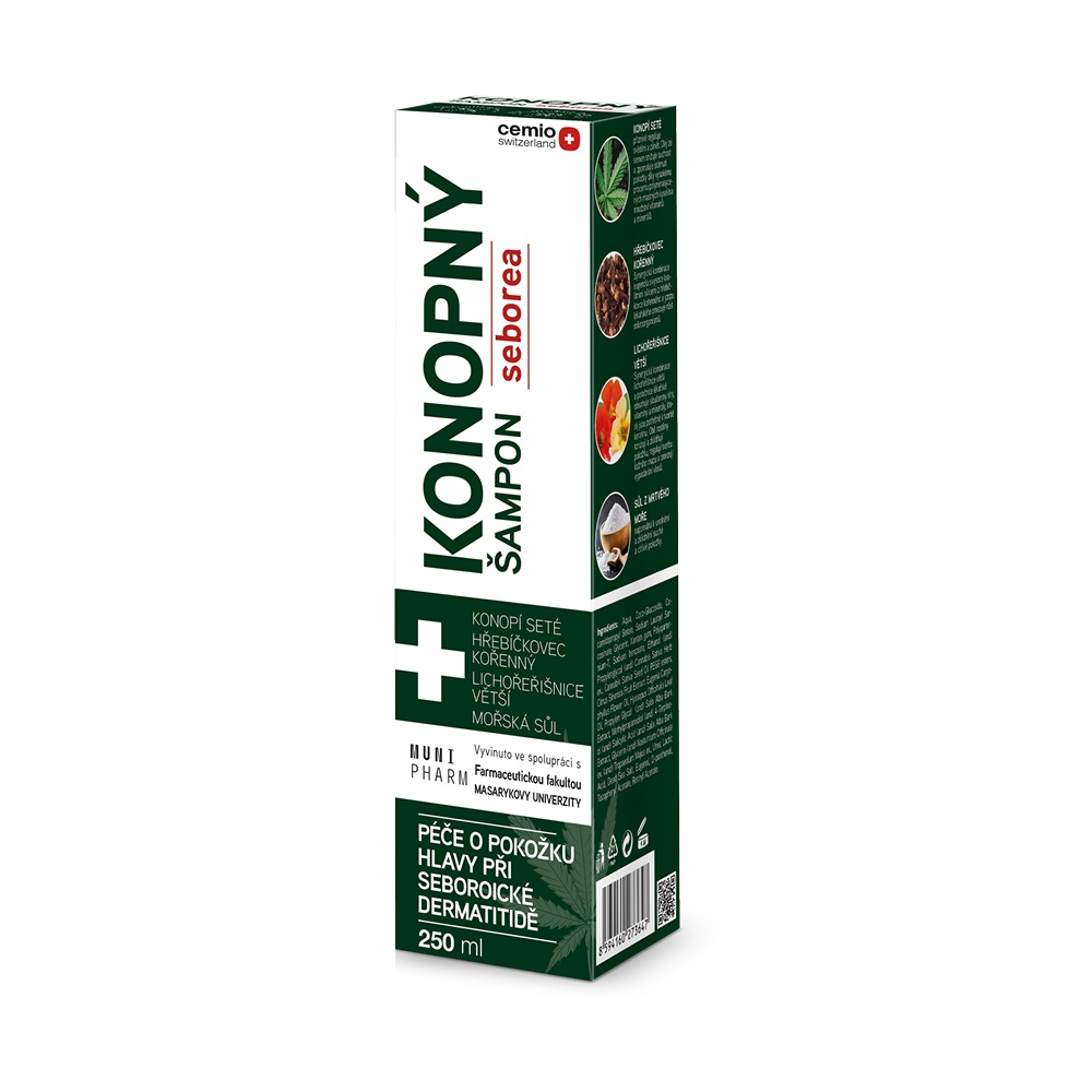Cemio Konopný šampon Seborea 250 ml Cemio