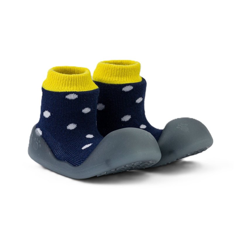 Chameleon ponožkové botičky Polka Navy vel. 135 Chameleon