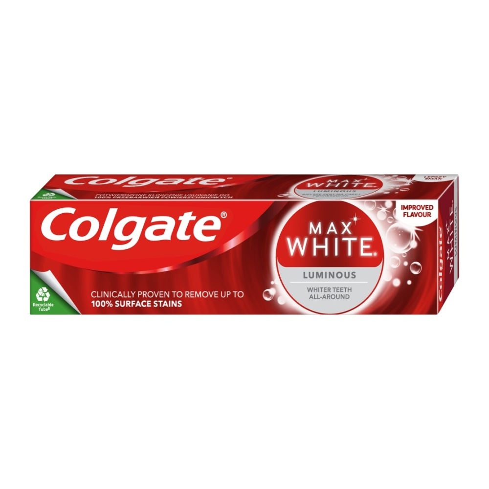 Colgate Max White Luminous bělicí zubní pasta 75 ml Colgate