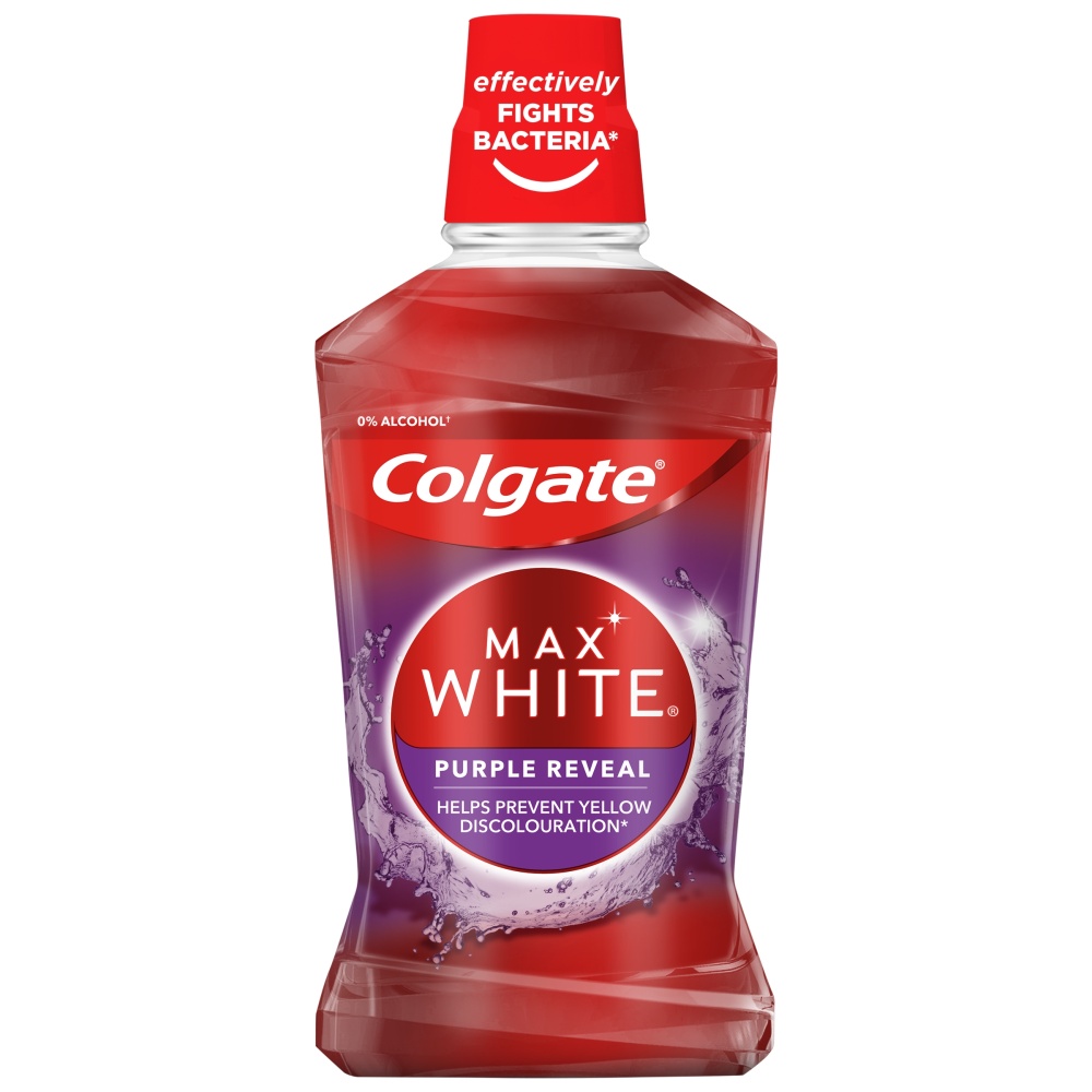 Colgate Max White Purple Reveal ústní voda 500 ml Colgate