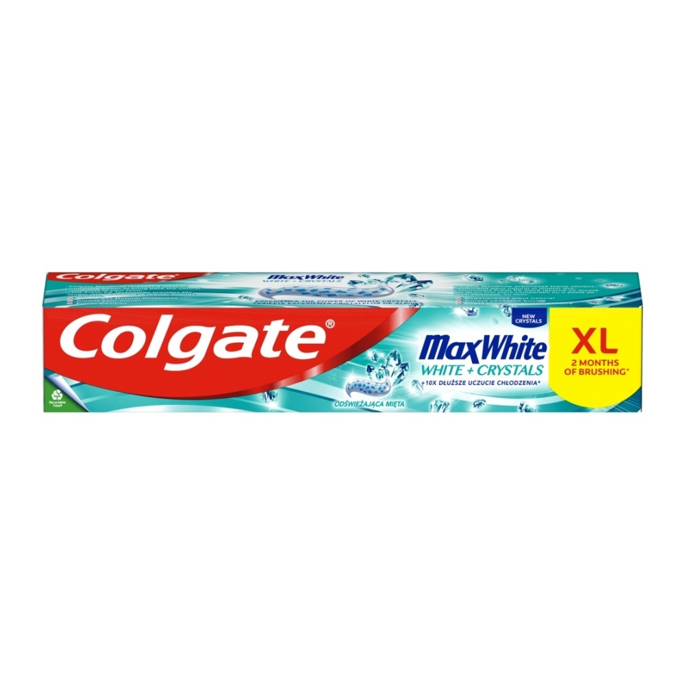 Colgate Max White White Crystals zubní pasta 125 ml XXL pack Colgate