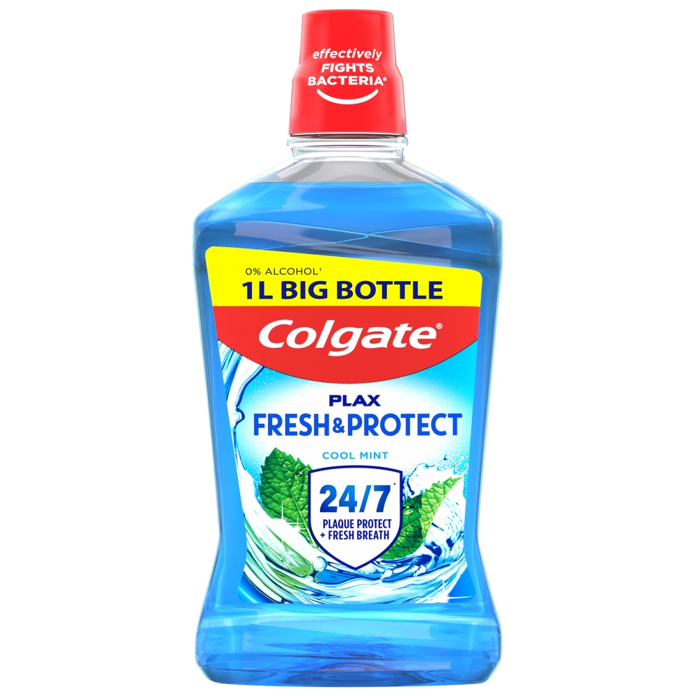 Colgate Plax Cool Mint ústní voda 1000 ml Colgate