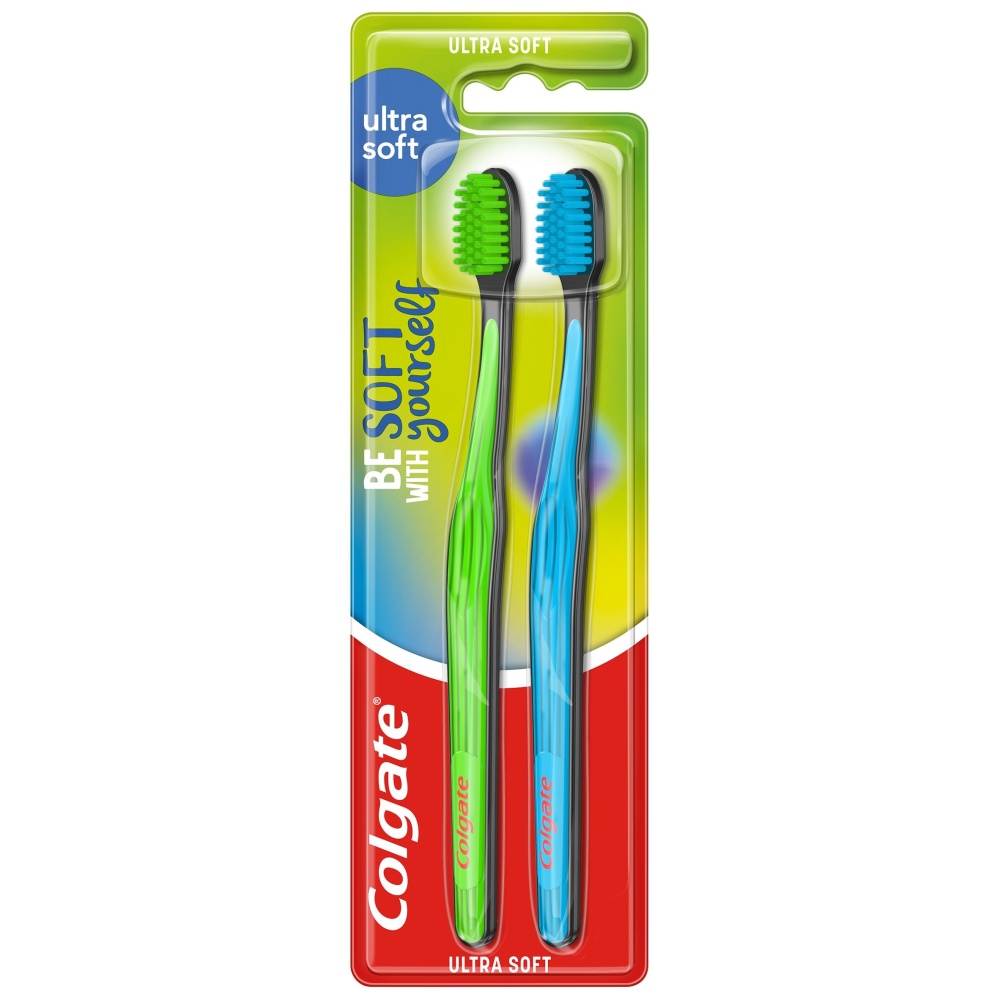 Colgate Ultra Soft zubní kartáček měkký 2 ks Colgate