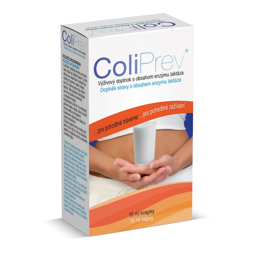 ColiPrev s obsahem enzymu laktáza 15 ml ColiPrev