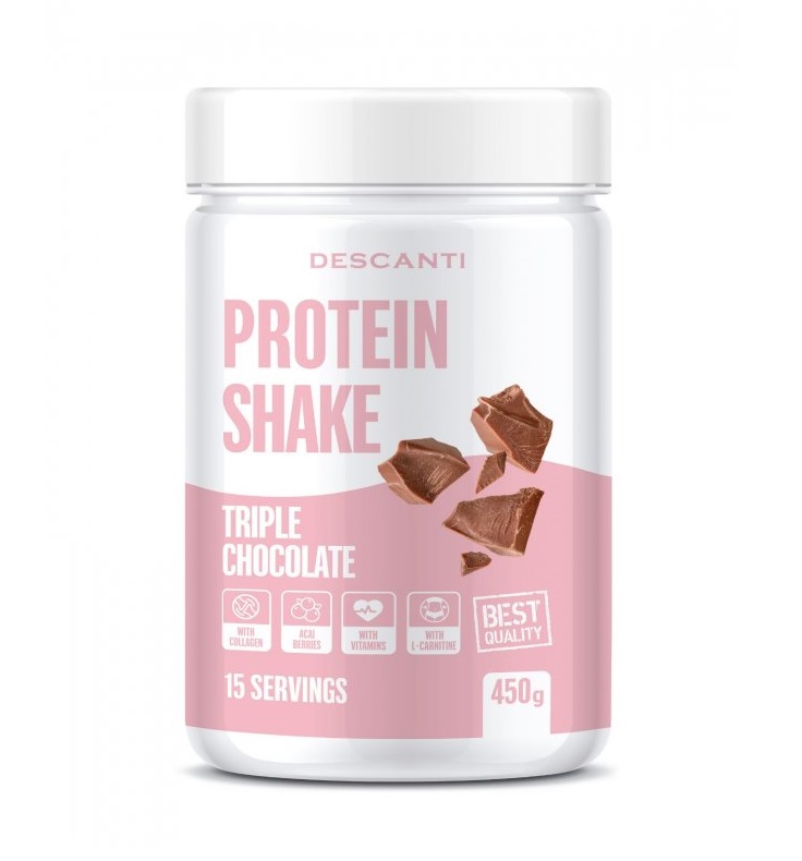 DESCANTI Protein Shake Triple Chocolate 450 g DESCANTI