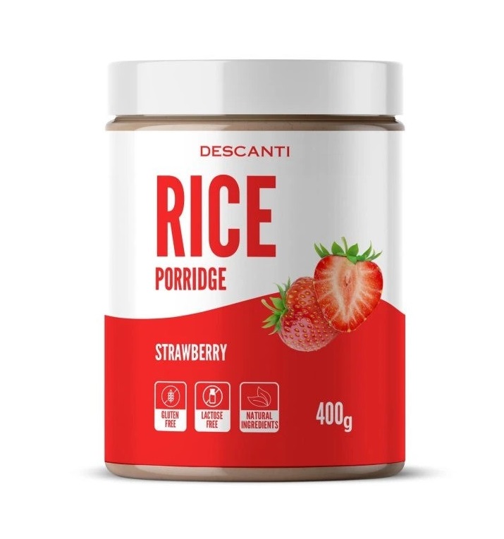 DESCANTI Rýžová kaše Jahodová 400 g DESCANTI