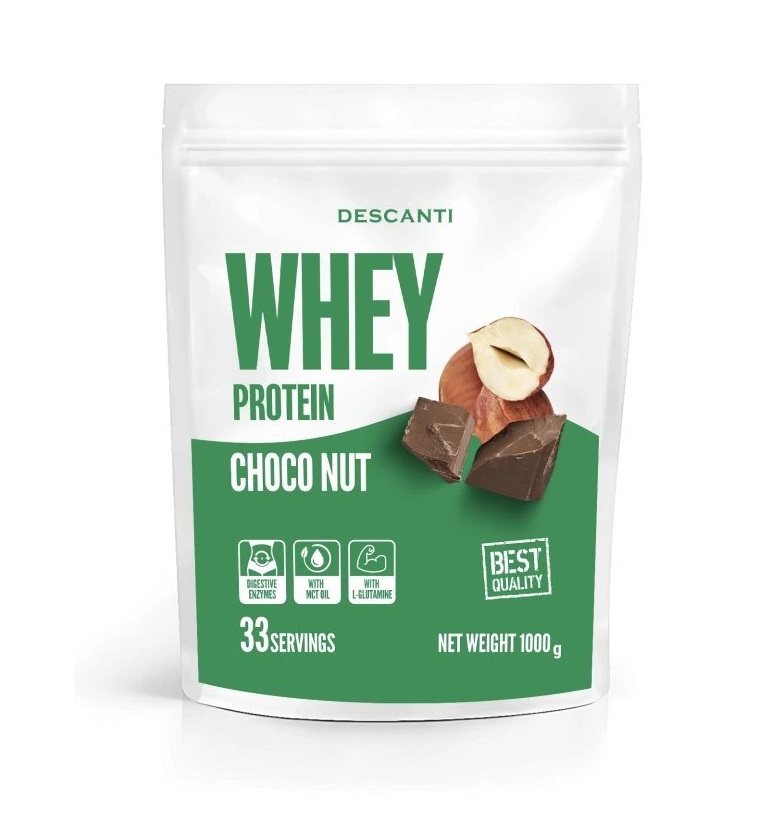 DESCANTI Whey Protein Choco Nut 1000 g DESCANTI