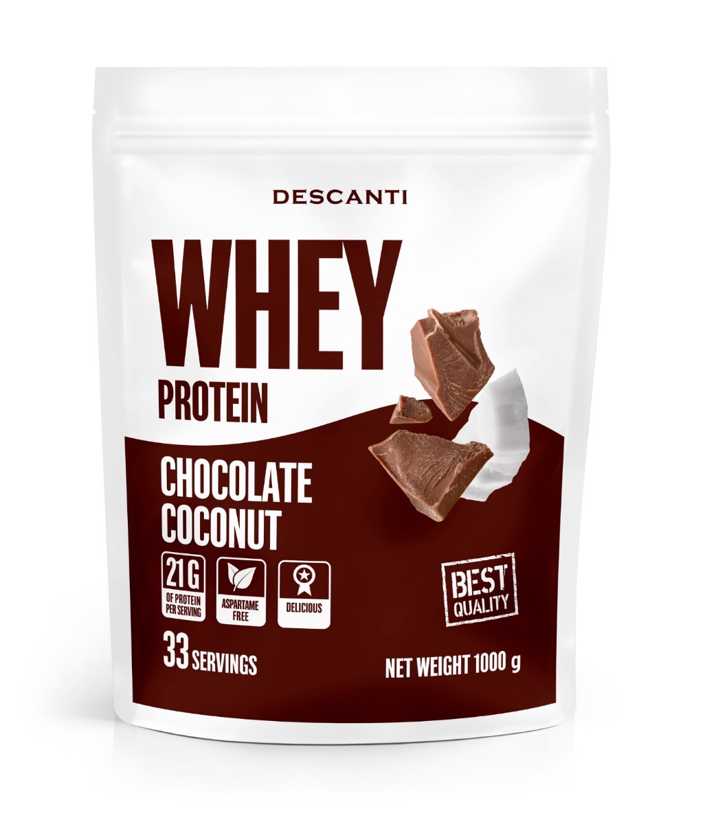 DESCANTI Whey Protein Chocolate Coconut 1000 g DESCANTI