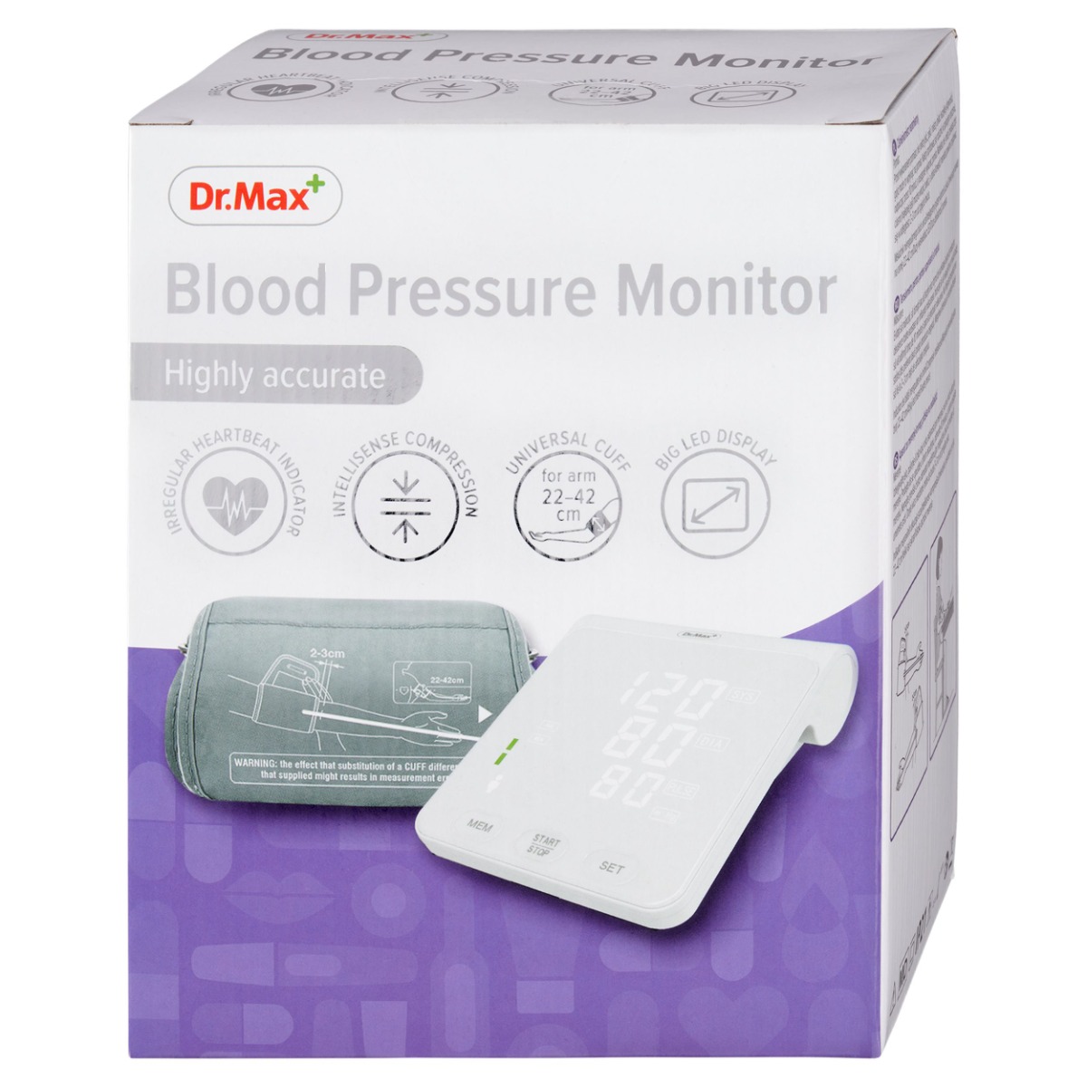 Dr. Max Blood Pressure Monitor 1 ks Dr. Max
