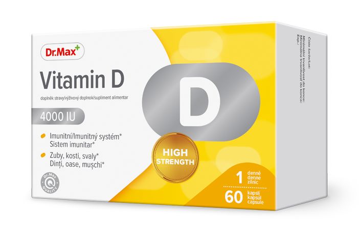 Dr. Max Vitamin D 4000 I.U. 60 kapslí Dr. Max