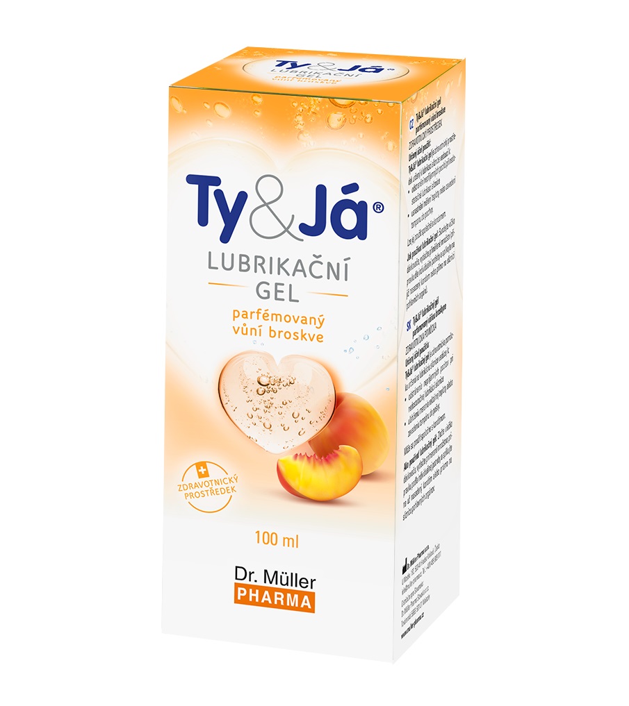 Dr. Müller Ty&Já Lubrikační gel parfemovaný vůní broskve 100 ml Dr. Müller