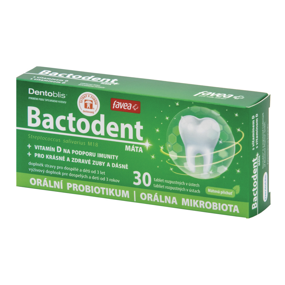 Favea Bactodent máta 30 tablet Favea