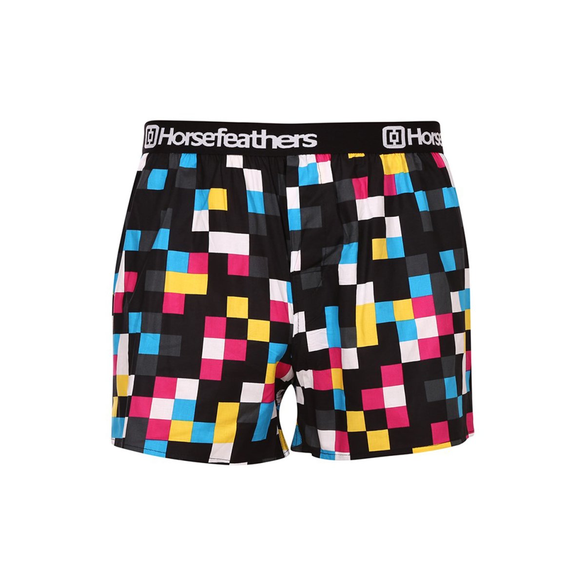 Horsefeathers Pánské trenky Frazier Cmyk chek (AM166E) M Horsefeathers
