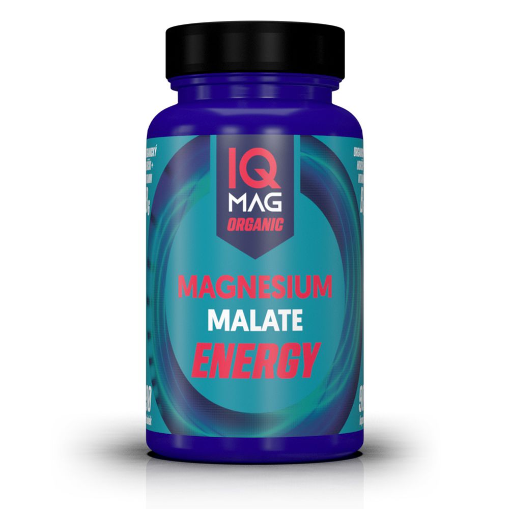 IQ Mag ENERGY organický hořčík malát + B6 90 tobolek IQ Mag