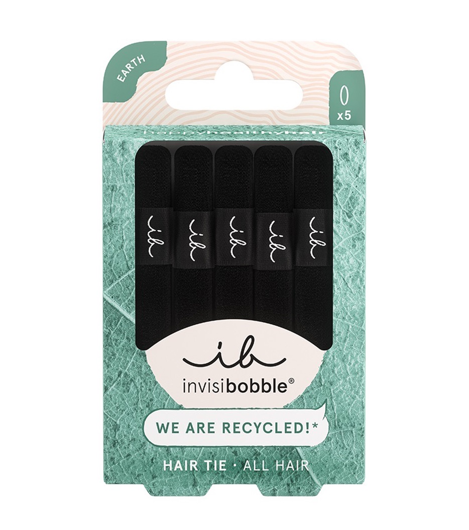 Invisibobble Hair Tie gumička do vlasů 5 ks black Invisibobble