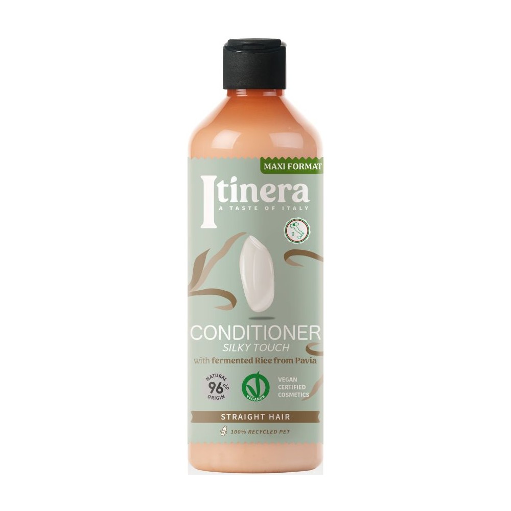 Itinera Kondicionér na hladké a rovné vlasy Rýže z Pavie 370 ml Itinera