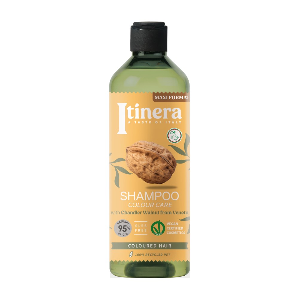Itinera Šampon na barvené vlasy Vlašský ořech z Veneta 370 ml Itinera