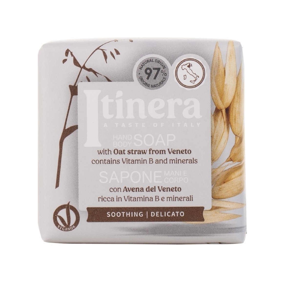 Itinera Tuhé mýdlo Oves z Veneta 100 g Itinera