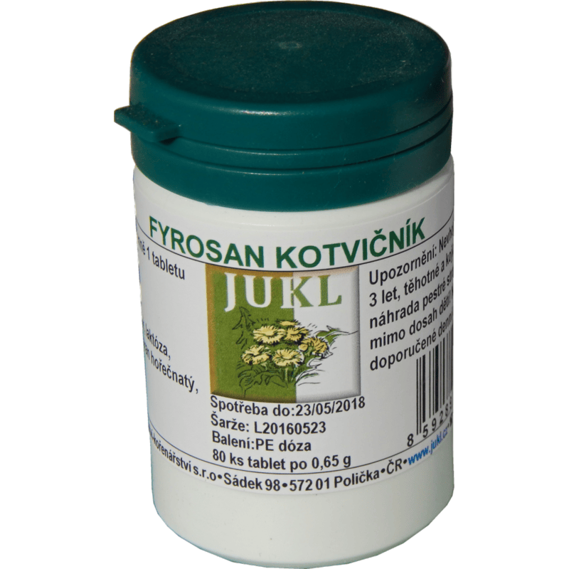 JUKL tablety Fyrosan Kotvičník JUKL