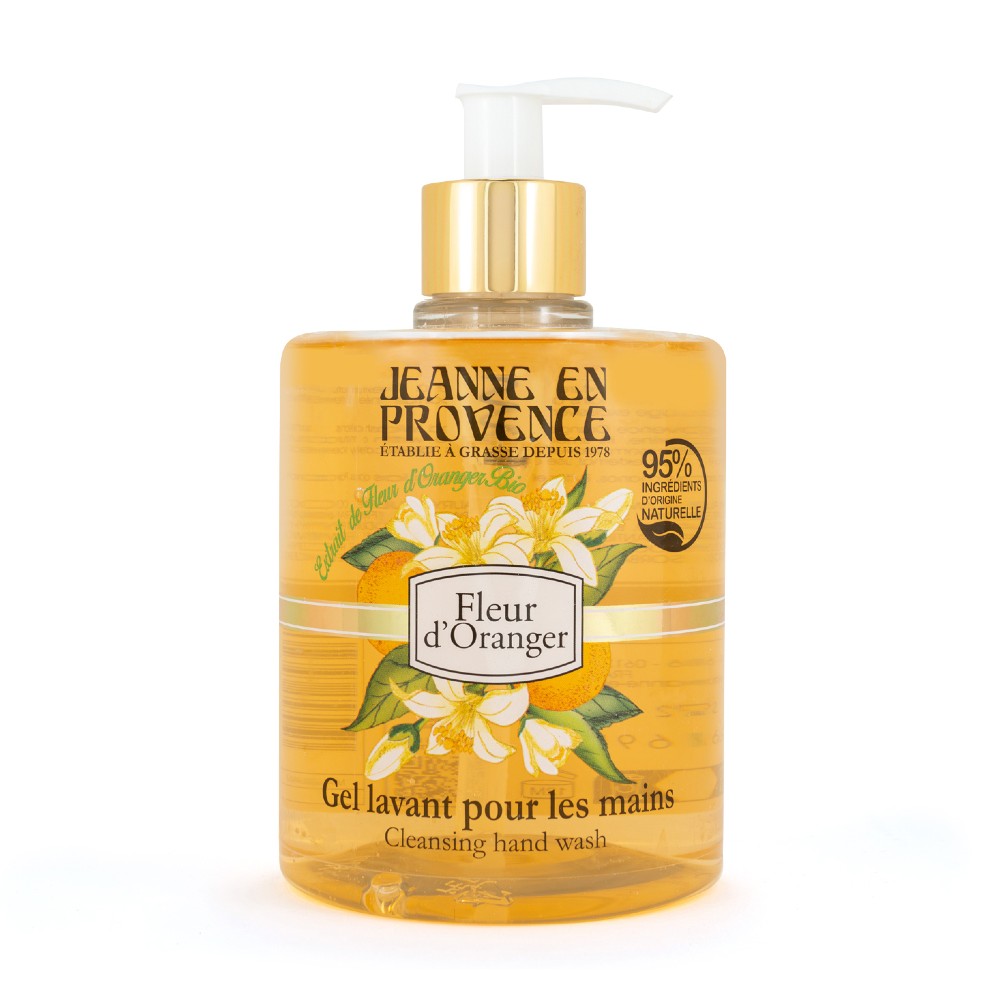 Jeanne en Provence Tekuté mýdlo na ruce Pomerančový květ 500 ml Jeanne en Provence