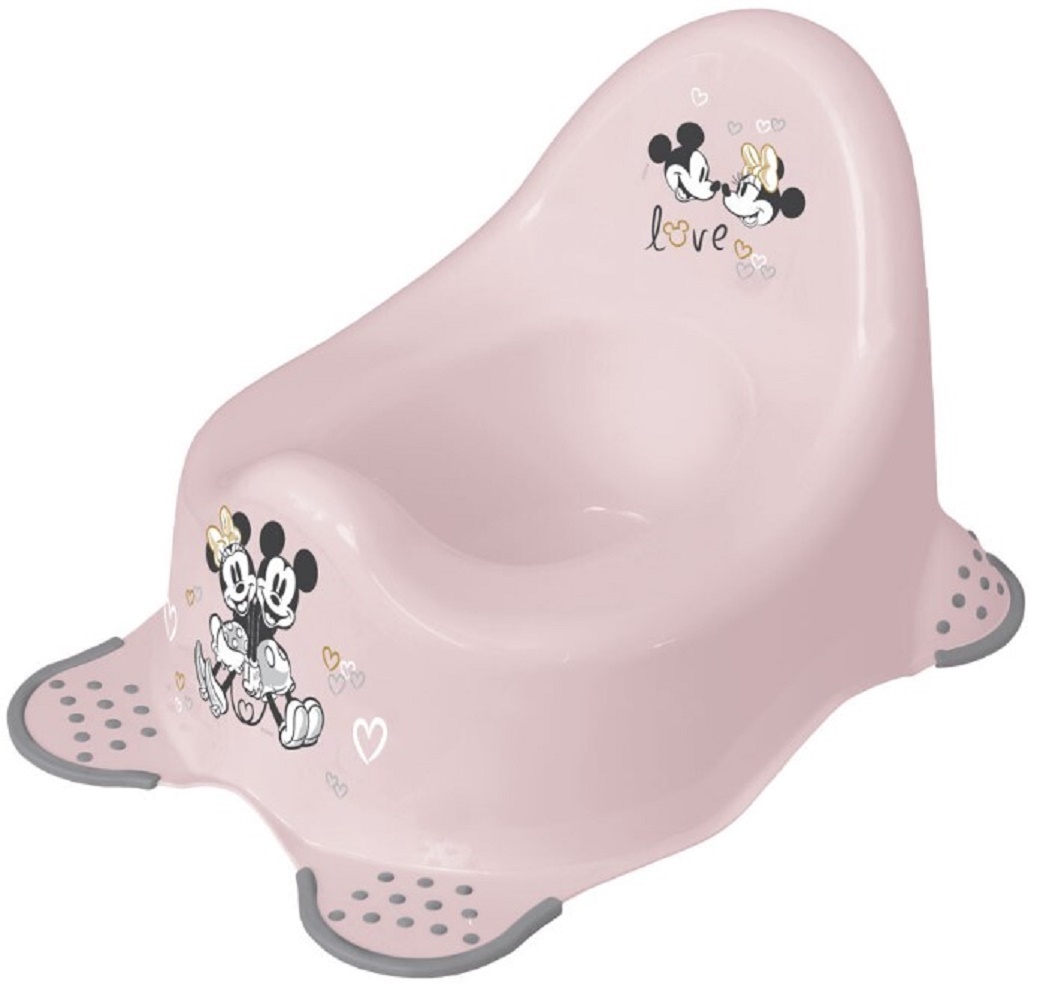 Keeeper Nočník Minnie Mouse s protiskluzem - pudrově růžový Keeeper