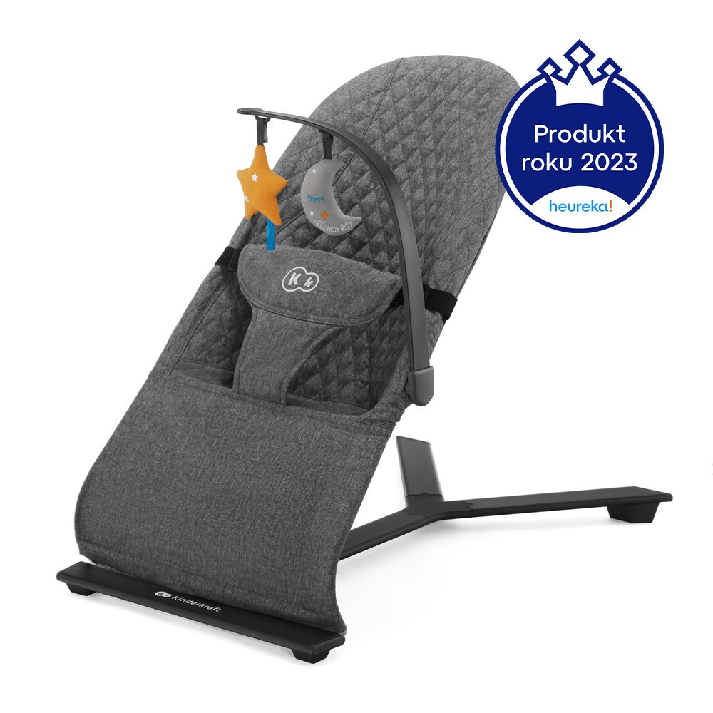 Kinderkraft Lehátko houpací Mimi Grey