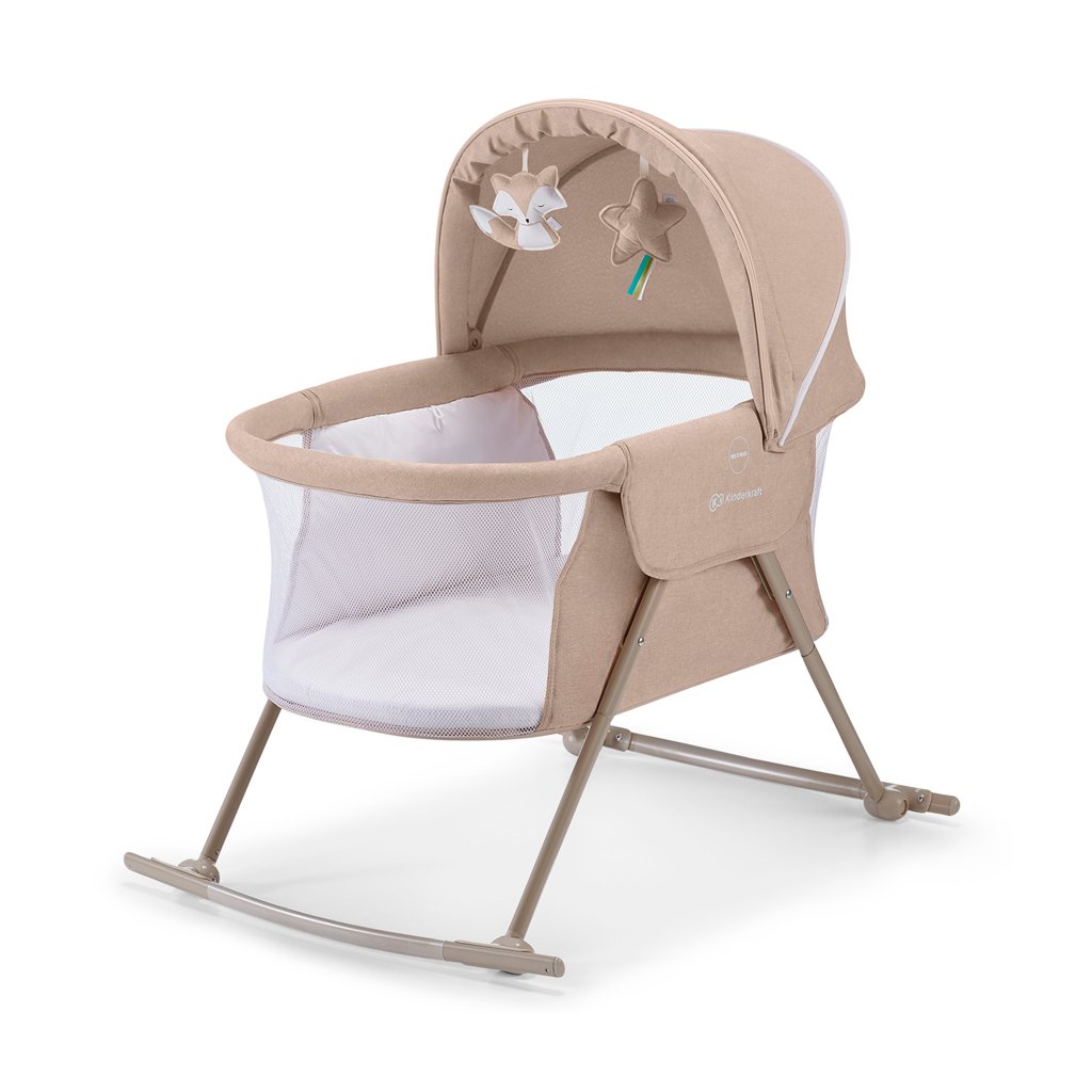 Kinderkraft Postýlka dětská 3v1 Lovi Beige Kinderkraft
