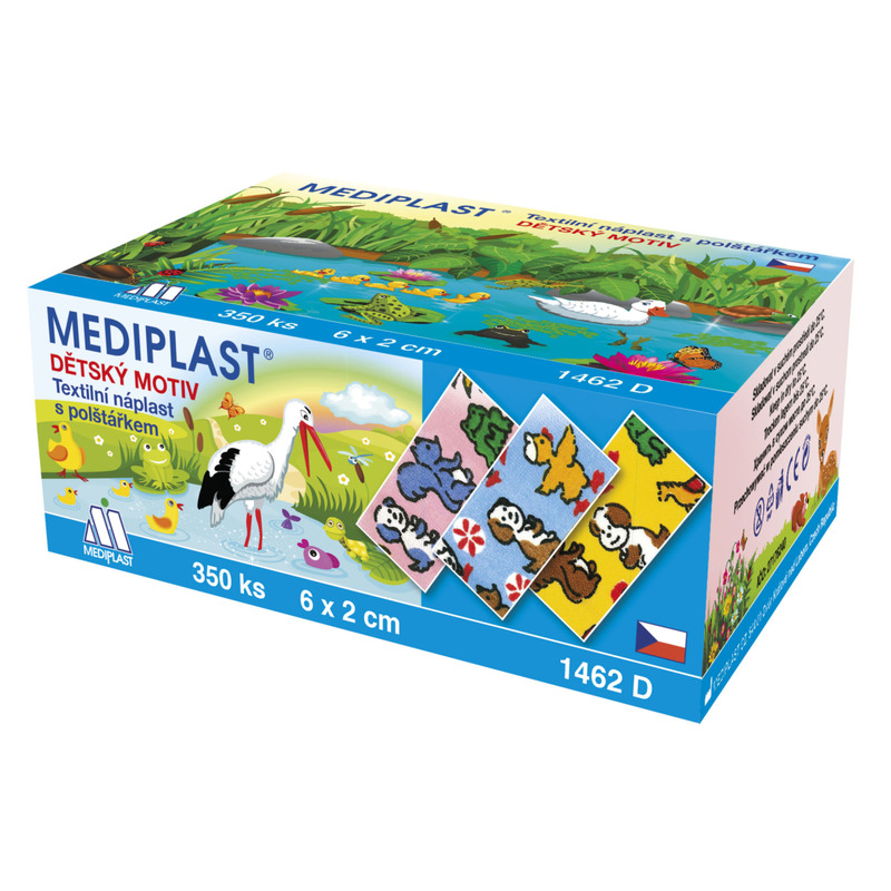 MEDIPLAST Dětská náplast - 350 ks MEDIPLAST