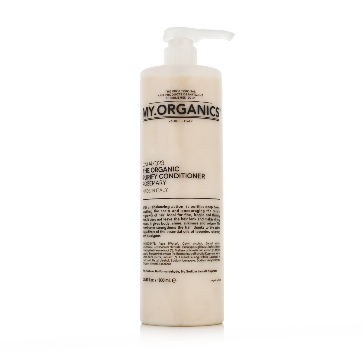 MY.ORGANICS The Organic Purify Conditioner Rosemary 1000 ml MY.ORGANICS