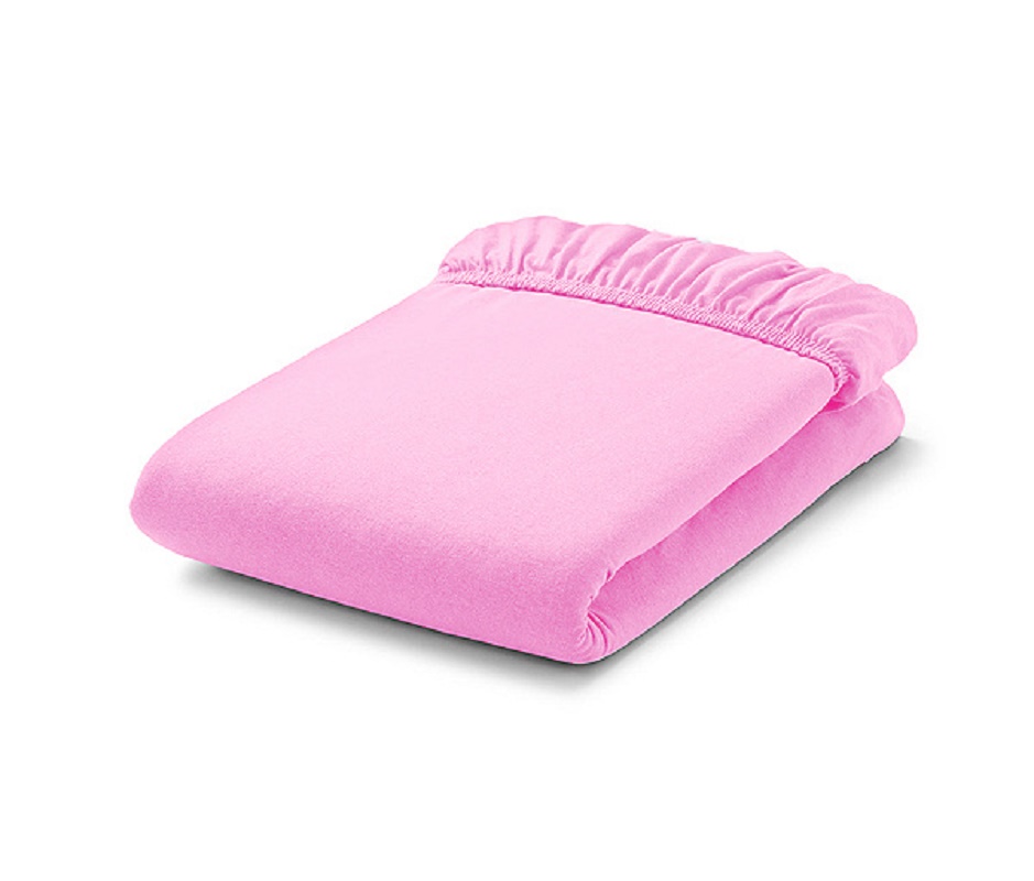 Mamo Tato Jersey prostěradlo do postýlky 60x120cm - růžové Mamo Tato