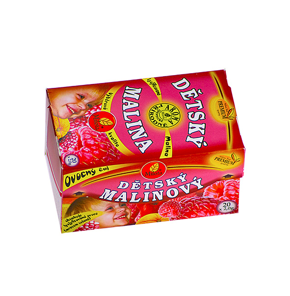 Milota Dětský malinový čaj nálevové sáčky 20x2 g Milota
