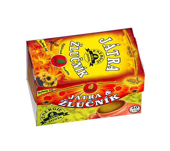 Milota Játra a žlučník porcovaný čaj 20x1