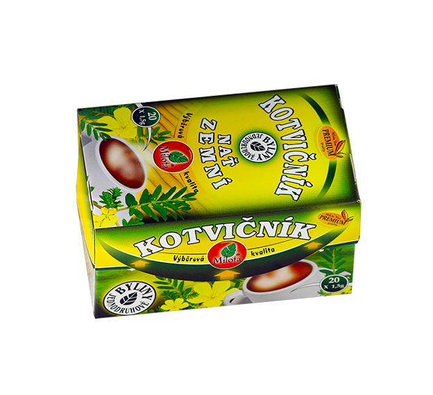 Milota Kotvičník zemní nať porcovaný čaj 20x1