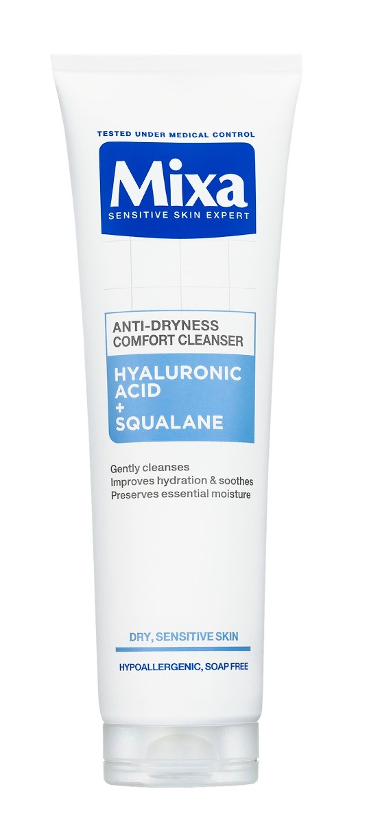 Mixa Hyaluronic Acid Čisticí gel proti vysušování 150 ml Mixa